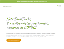Tablet Screenshot of nutrisanschichi.com